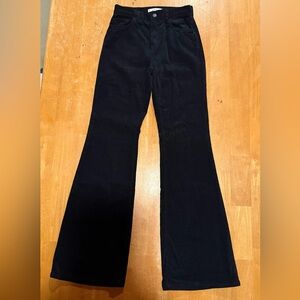 Mango Black Flare Jeans